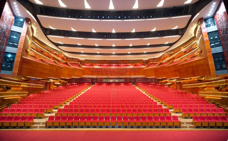 四川廣安音樂廳防火吸音板聲學工程