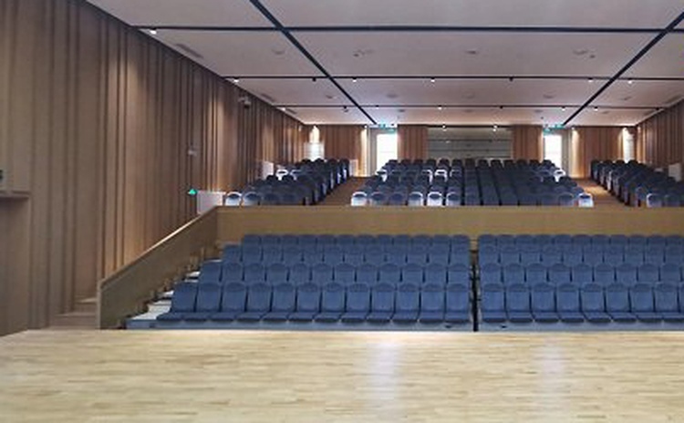 廣西百色學校多功能廳陶鋁吸音板聲學工程