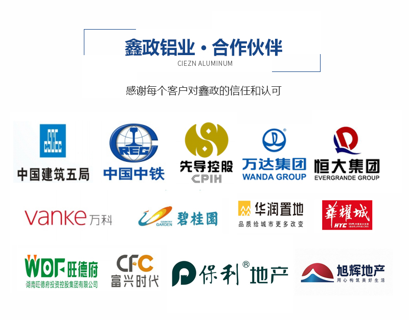 鑫政鋁業鋁模板合作伙伴